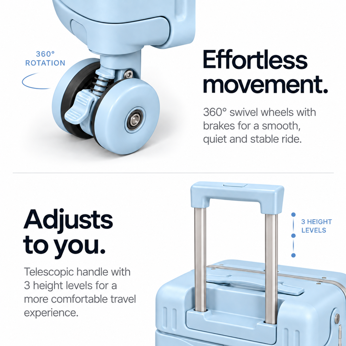 Suitcase with integrated seat